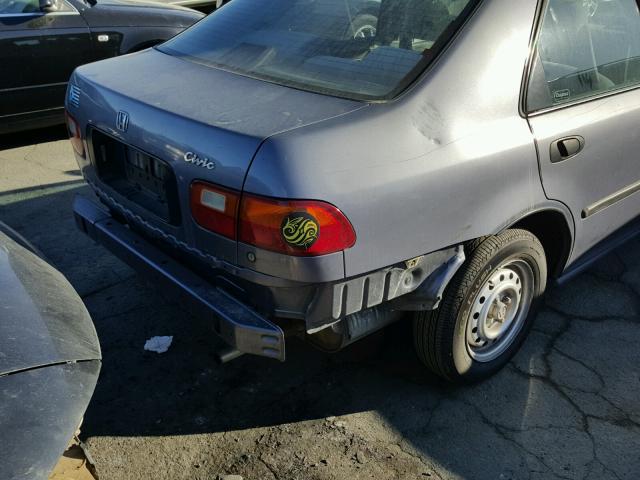 1HGEG8542SL015887 - 1995 HONDA CIVIC DX PURPLE photo 9