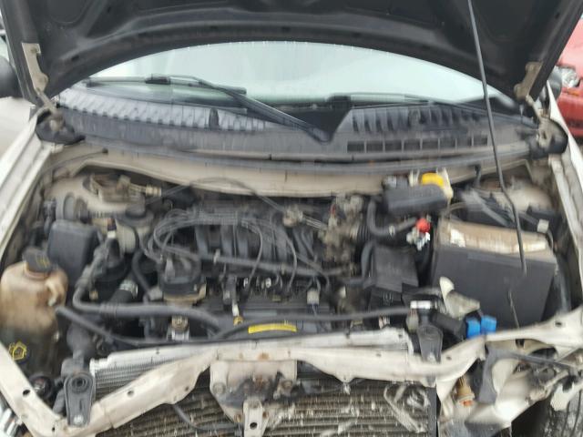 4N2ZN16T42D813933 - 2002 NISSAN QUEST SE TAN photo 7