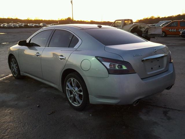 1N4AA5AP9CC847358 - 2012 NISSAN MAXIMA S SILVER photo 3