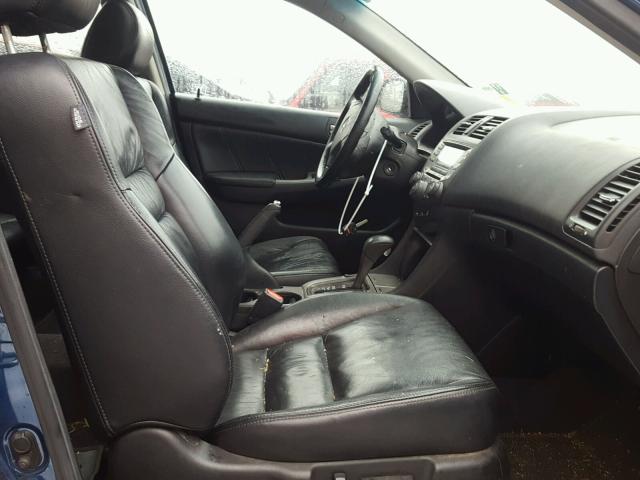 1HGCM66506A009809 - 2006 HONDA ACCORD EX BLUE photo 5