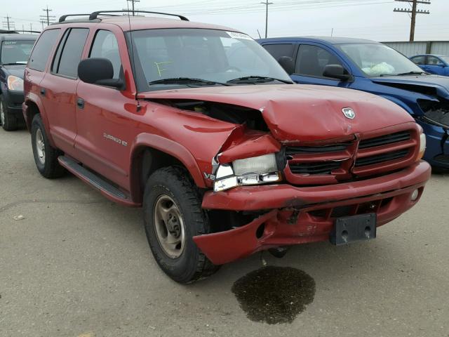 1B4HS28Y9WF155782 - 1998 DODGE DURANGO RED photo 1