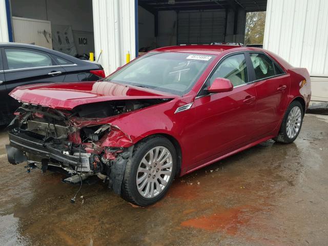 1G6DJ5EV8A0140060 - 2010 CADILLAC CTS PERFOR RED photo 2