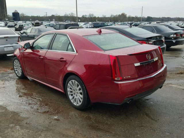 1G6DJ5EV8A0140060 - 2010 CADILLAC CTS PERFOR RED photo 3