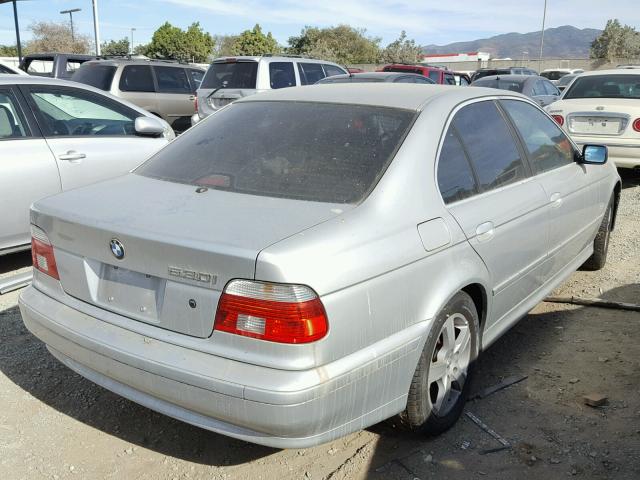 WBADT63461CF02635 - 2001 BMW 530 I AUTO SILVER photo 4