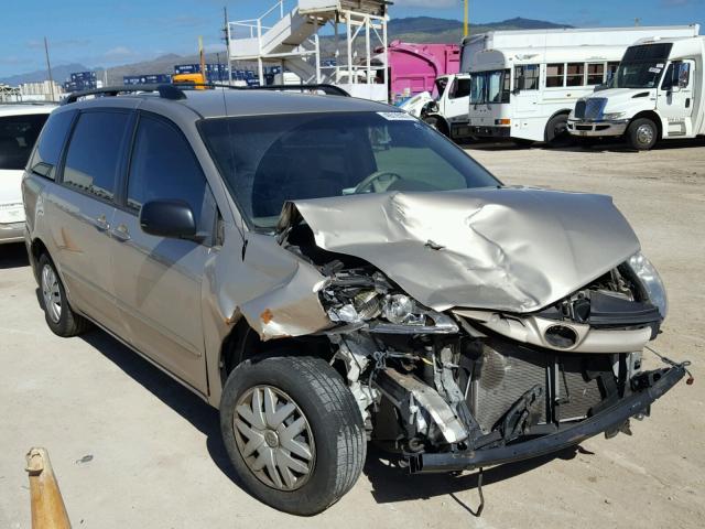 5TDZK23C77S094548 - 2007 TOYOTA SIENNA CE GOLD photo 1