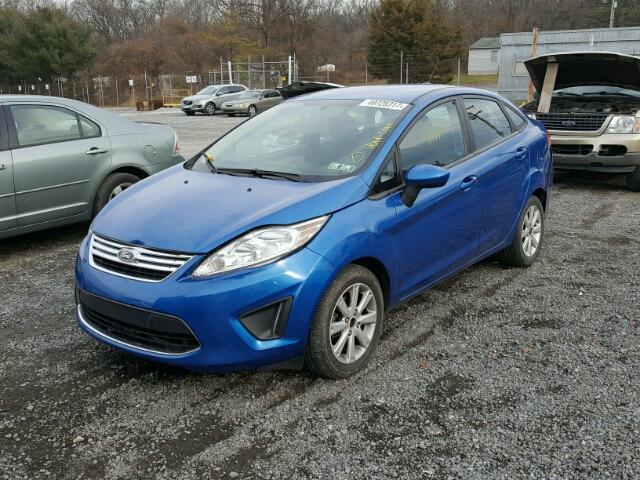 3FADP4BJ6BM124368 - 2011 FORD FIESTA SE BLUE photo 2