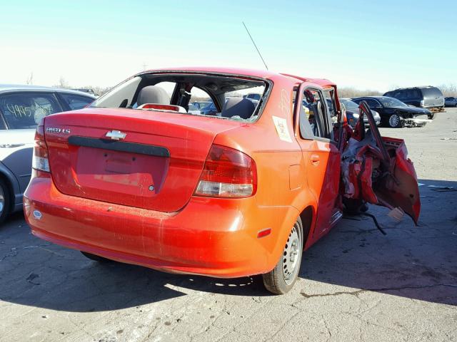 KL1TD52615B431143 - 2005 CHEVROLET AVEO BASE Qırmızı foto 4