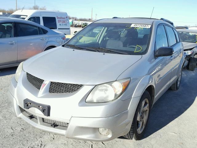 5Y2SL628X4Z469930 - 2004 PONTIAC VIBE SILVER photo 2