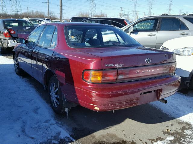 4T1SK12E7NU011185 - 1992 TOYOTA CAMRY LE BURGUNDY photo 3