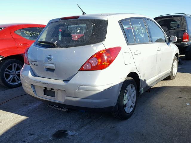 3N1BC1CPXBL415821 - 2011 NISSAN VERSA S SILVER photo 4