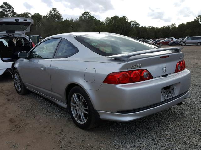 JH4DC54846S019894 - 2006 ACURA RSX SILVER photo 3