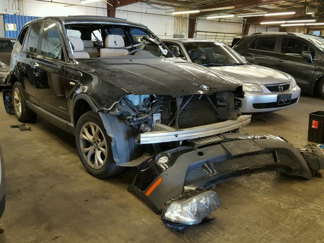 WBXPC9C40AWJ36235 - 2010 BMW X3 XDRIVE3 BLACK photo 1