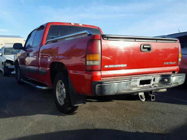 2GCEC19V5Y1282248 - 2000 CHEVROLET SILVERADO RED photo 3