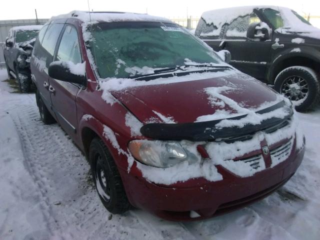 1D4GP24R65B366056 - 2005 DODGE GRAND CARA RED photo 1