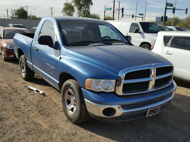 1D7HA16N25J520118 - 2005 DODGE RAM 1500 S BLUE photo 1