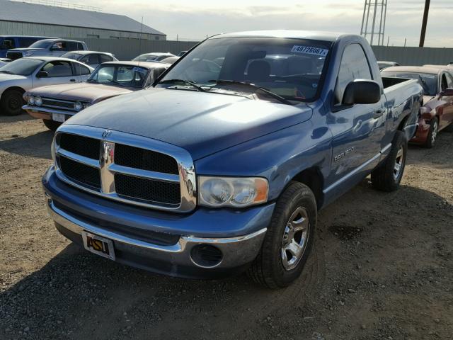 1D7HA16N25J520118 - 2005 DODGE RAM 1500 S BLUE photo 2