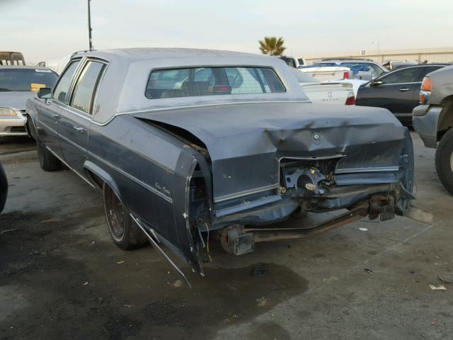 1G6DW69Y2G9735146 - 1986 CADILLAC FLEETWOOD GRAY photo 3