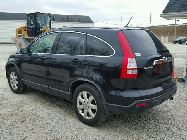 JHLRE487X8C080521 - 2008 HONDA CR-V EXL 黑色 照片 3