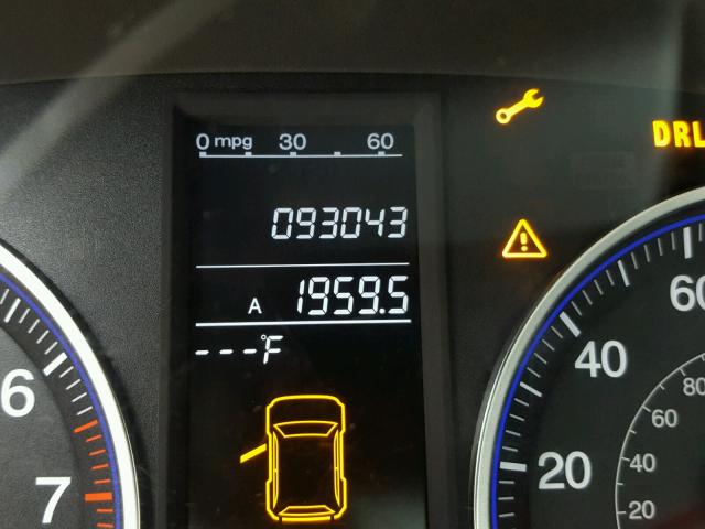 JHLRE487X8C080521 - 2008 HONDA CR-V EXL 黑色 照片 8