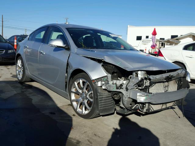 2G4GV5GV2C9200804 - 2012 BUICK REGAL GS SILVER photo 1