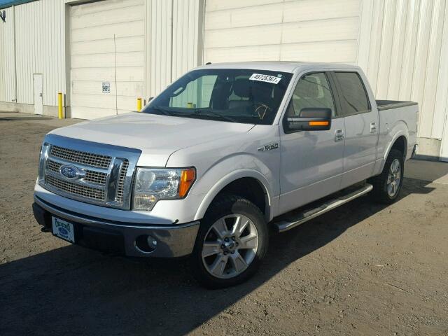 1FTFW1EV7AFC31687 - 2010 FORD F150 SUPER WHITE photo 2