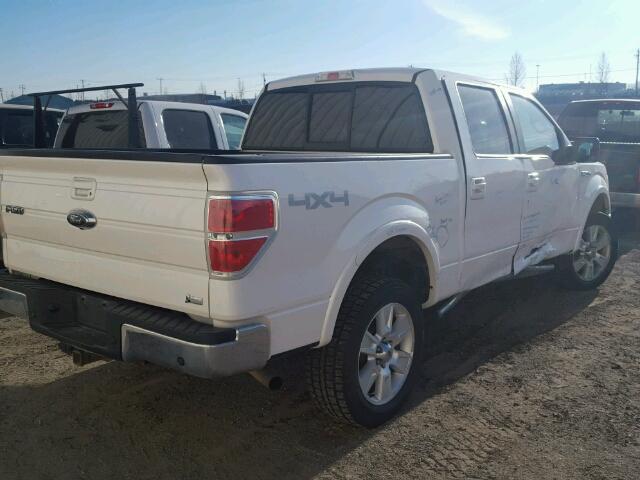 1FTFW1EV7AFC31687 - 2010 FORD F150 SUPER WHITE photo 4