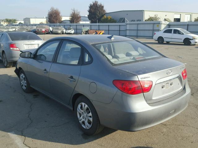 KMHDU4AD2AU124453 - 2010 HYUNDAI ELANTRA BL GRAY photo 3