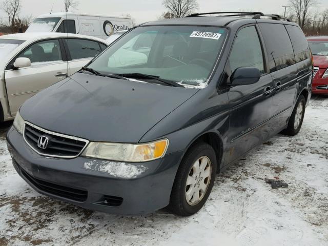 5FNRL18684B045370 - 2004 HONDA ODYSSEY EX GRAY photo 2