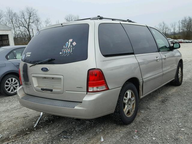 2FMZA52235BA84560 - 2005 FORD FREESTAR S SILVER photo 4