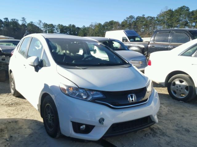 3HGGK5H86FM718997 - 2015 HONDA FIT EX WHITE photo 1