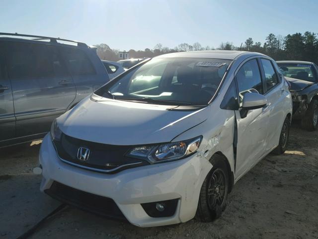 3HGGK5H86FM718997 - 2015 HONDA FIT EX WHITE photo 2