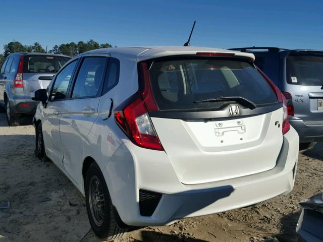 3HGGK5H86FM718997 - 2015 HONDA FIT EX WHITE photo 3