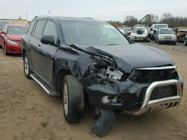 5TDDK3EH8AS014528 - 2010 TOYOTA HIGHLANDER BLACK photo 1