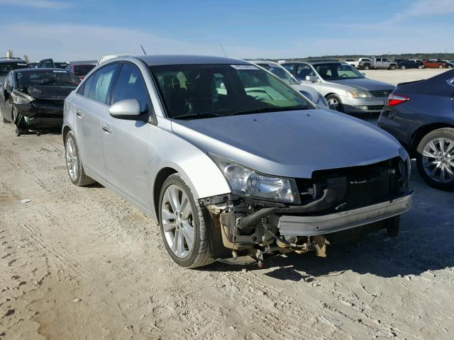 1G1PH5SC0C7300220 - 2012 CHEVROLET CRUZE LTZ SILVER photo 1