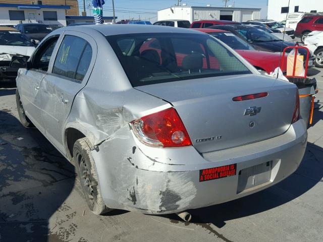 1G1AD5F50A7230437 - 2010 CHEVROLET COBALT 1LT SILVER photo 3