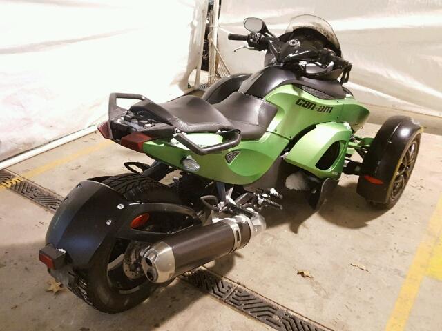 2BXJANA10CV000720 - 2012 CAN-AM SPYDER ROA GREEN photo 4