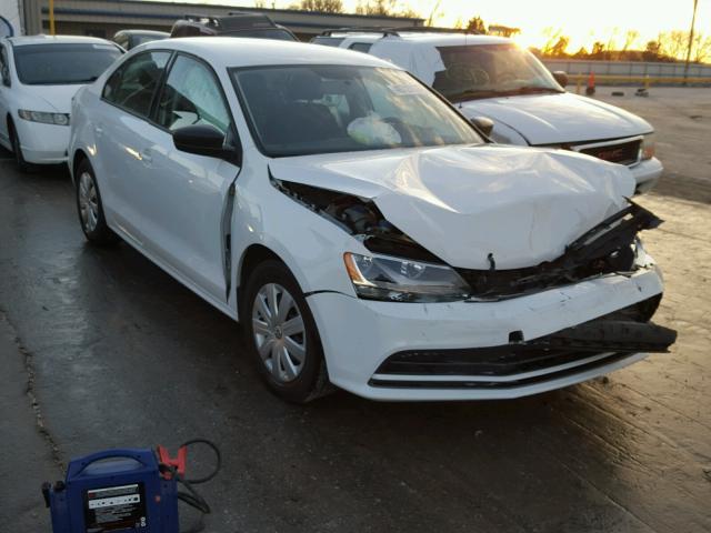 3VW2K7AJ6FM281338 - 2015 VOLKSWAGEN JETTA BASE WHITE photo 1