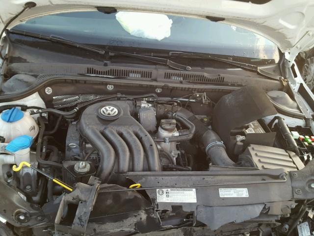 3VW2K7AJ6FM281338 - 2015 VOLKSWAGEN JETTA BASE WHITE photo 7