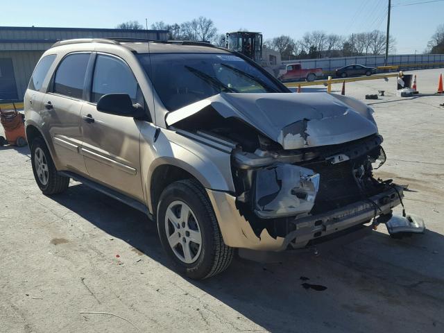 2CNDL13F356186867 - 2005 CHEVROLET EQUINOX LS GOLD photo 1