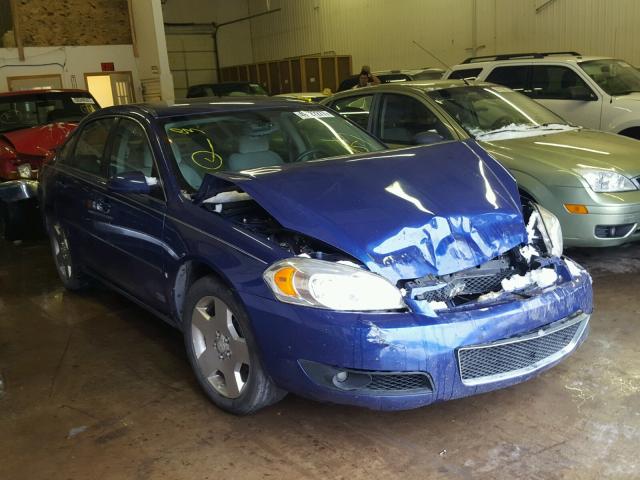 2G1WD58C169226579 - 2006 CHEVROLET IMPALA SUP BLUE photo 1