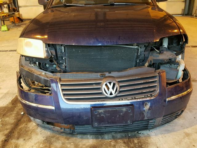 WVWPD63B23P035282 - 2003 VOLKSWAGEN PASSAT GLS BLUE photo 9