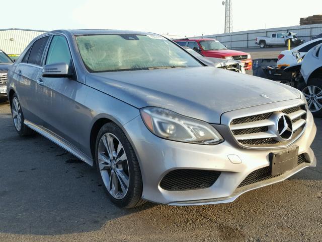 WDDHF5KB6EA919456 - 2014 MERCEDES-BENZ E 350 GRAY photo 1