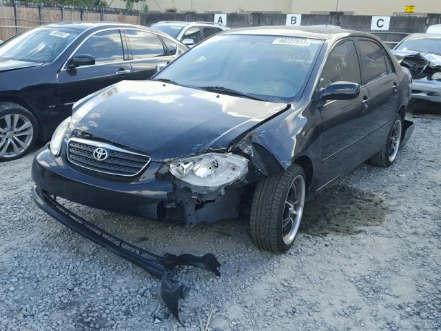 1NXBR32E68Z013084 - 2008 TOYOTA COROLLA CE BLACK photo 2