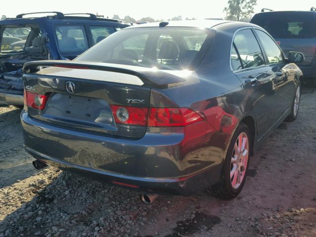 JH4CL96846C036754 - 2006 ACURA TSX BLUE photo 4