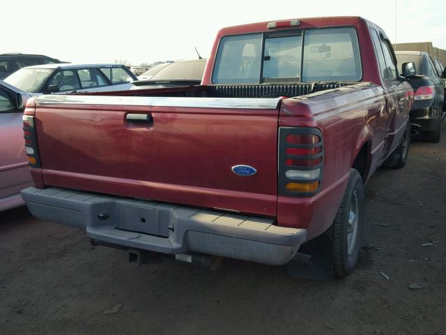 1FTCR14X2VPA62871 - 1997 FORD RANGER SUP RED photo 4