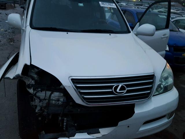 JTJBT20X460096892 - 2006 LEXUS GX 470 WHITE photo 7