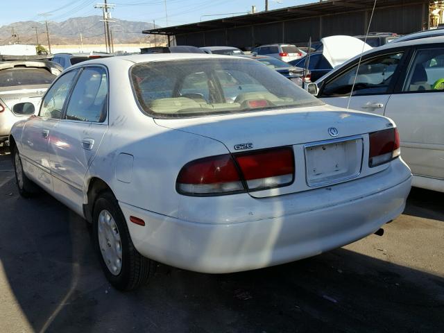 1YVGE22CXV5643754 - 1997 MAZDA 626 DX WHITE photo 3