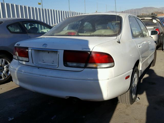 1YVGE22CXV5643754 - 1997 MAZDA 626 DX WHITE photo 4