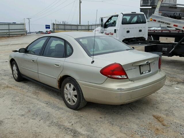 1FAFP56285A222837 - 2005 FORD TAURUS SEL GOLD photo 3