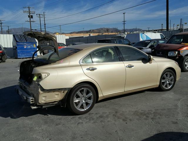 JTHBJ46G172045558 - 2007 LEXUS ES 350 GOLD photo 4